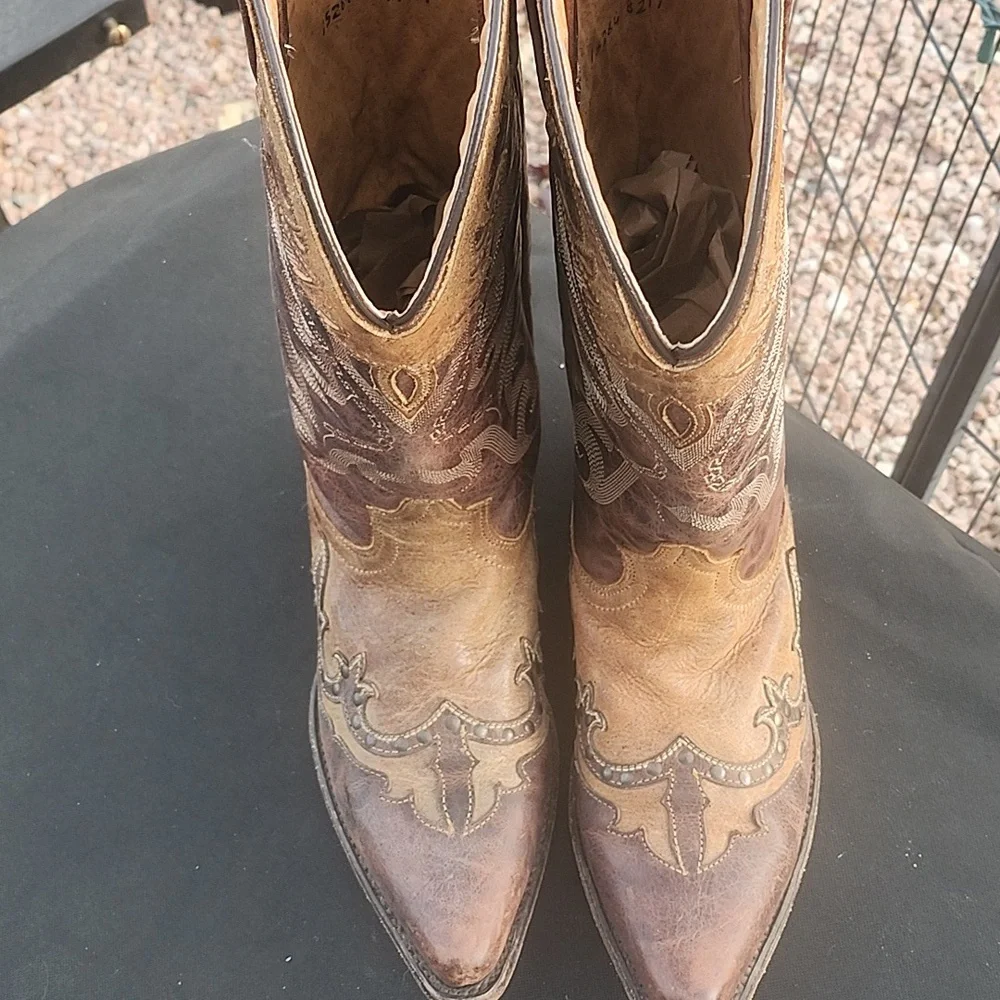 Matisse Marfa All Leather Western Cowboy Boots Size 9M - Picture 3 of 14